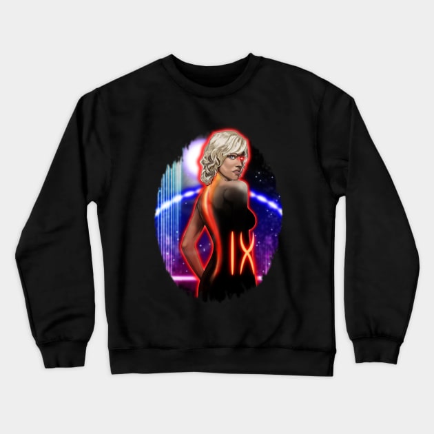 Caprica Six Crewneck Sweatshirt by BMiller